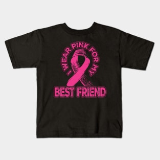 I wear pink for my Best Friend Kids T-Shirt